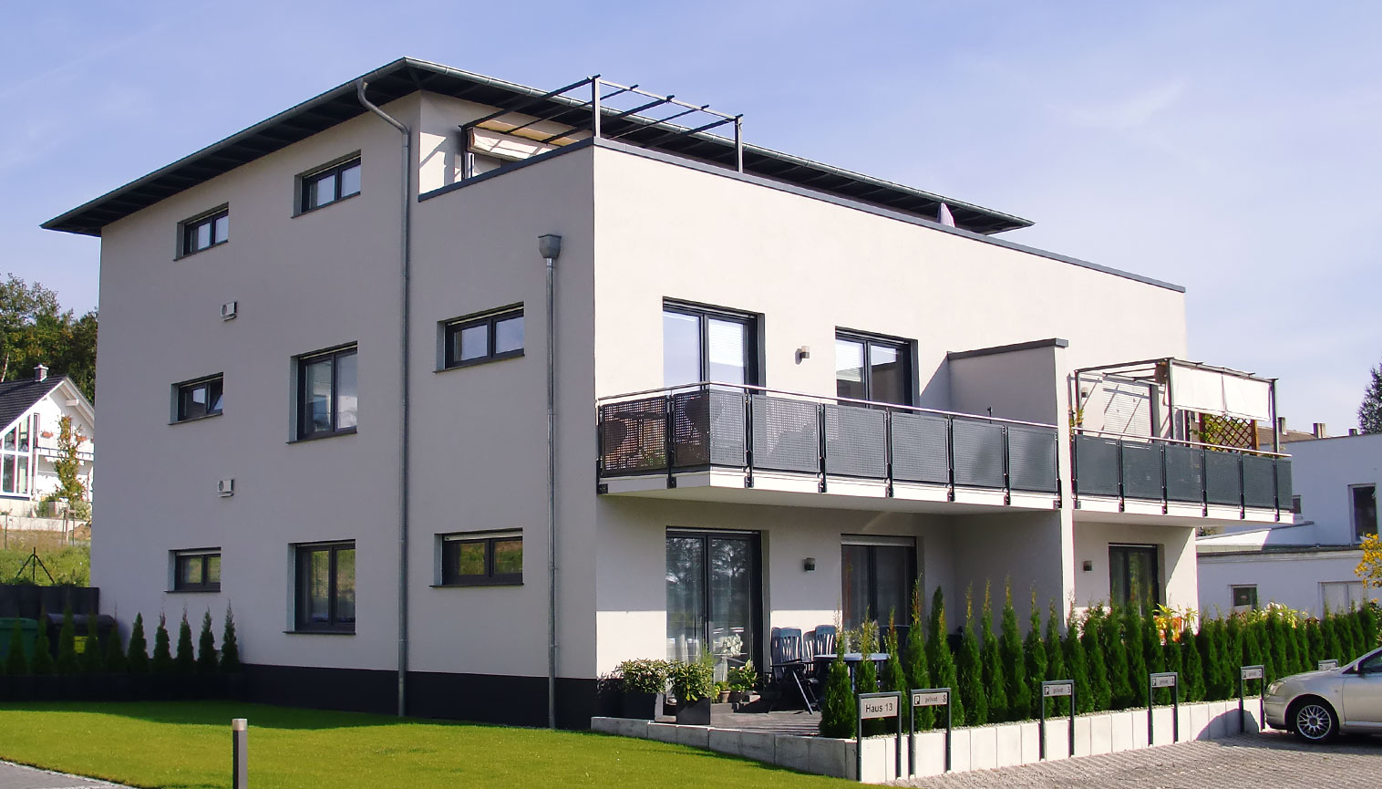 EWA-Wohnhaus-Apartment-Hausbau-Berlin-Brandenburg-Potsdam-Rücknansicht EWA-Wohnhaus Apartment Hausbau Berlin Brandenburg Potsdam Rücknansicht